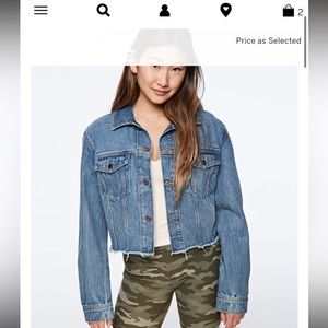 Pink by Victorias Secret denim jacket